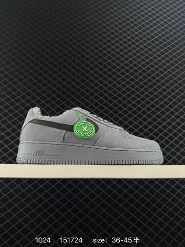 Nike Air Force 1 07 Black White And Grey Black EU 36-45 5 Lifestyle - Unisex (BS-74602)