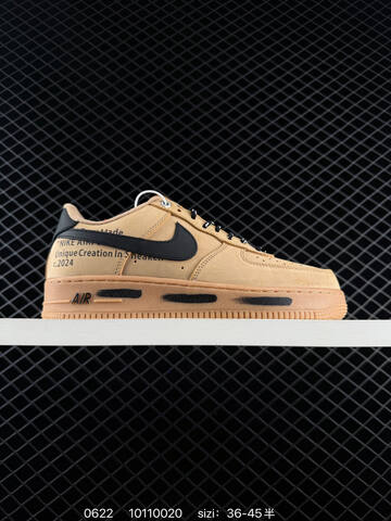 Nike Air Force 1 07 Beige White Brown Red EU 36-45 Sneaker - Unisex (BS-70652)