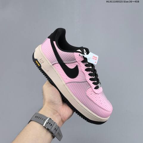 Nike Air Force 1 07 Pink Black Beige EU 36-45 Sneaker - Unisex (BS-60134)