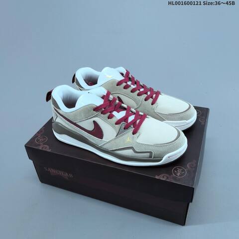 Jordan CMFT Era White Beige Burgundy Gray EU 36-45 Casual - Unisex (BS-66893)