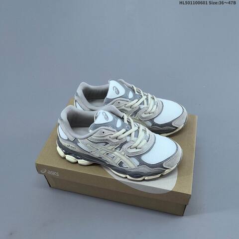 ASICS GEL-NYC Black Silver Dark Green Cream EU 36-47 Running Shoe Running Sneakers - Unisex (BS-68774)