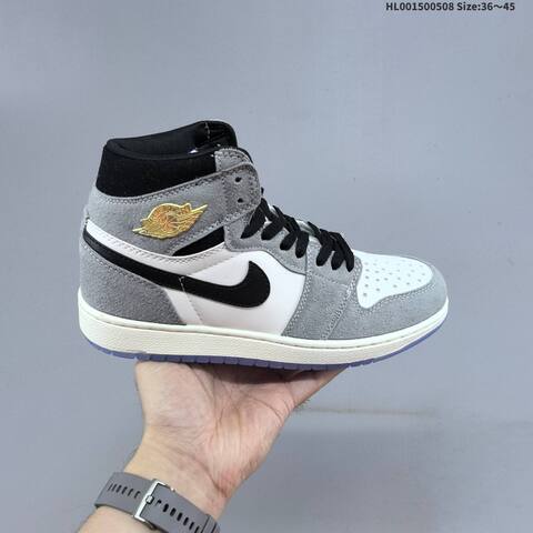 Jordan Air Jordan 1 High OG All-Star Grey White Black EU 36-45 Basketball - Unisex (BS-66016)