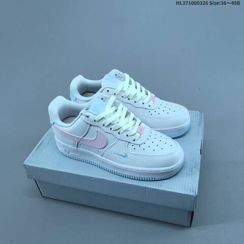 Nike Air Force 1 Low White Pink Light Blue EU 36-45 Sneaker - Unisex BS-61148