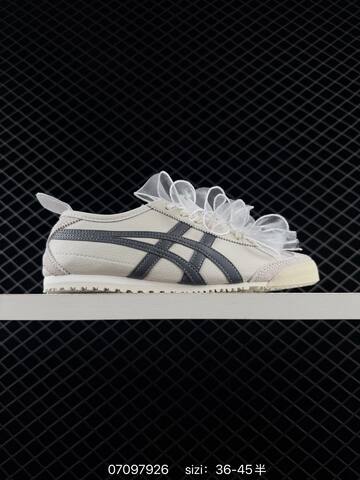 ASICS Onitsuka Tiger Mexico 66 Cream Black White EU 36-45 Sneaker Casual Sneakers - Unisex (BS-81759)