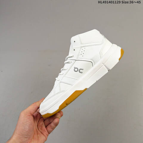 On Running THE ROGER Clubhouse Mid White Green Beige EU 36-45 Sneaker Casual Sneakers - Unisex (BS-69761)