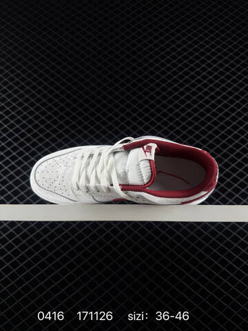 Nike Dunk Low White Team Red EU 36-46 Skate - Unisex BS-72063