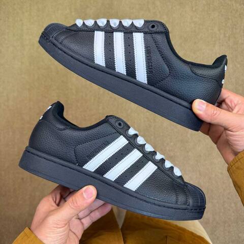 Adidas Superstar II KK4474 Black White EU 41 1 3 Lifestyle - Men's (BS-87006)