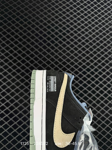Nike Dunk Low SB Black Blue Cream Green 36-45 Skate - Unisex (BS-74007)