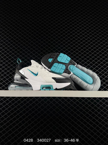 Nike Air Max 270 White Black Turquoise EU 36-46 5 Lifestyle - Unisex (BS-71786)