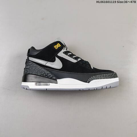 Jordan Air Jordan 3 Retro CK4348-007 Black Silver White EU 36-47 Basketball - Unisex (BS-63438)