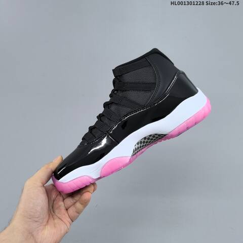 Jordan Air Jordan 11 Retro Black Pink White EU 36-47 5 Basketball - Unisex (BS-67223)