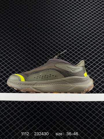 HOKA ONE ONE Project Transport Olive Brown Neon Yellow EU 36-46 Trail Shoe Trail Running Sneakers Unisex BS-86393