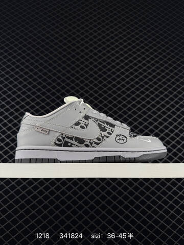 Nike SB Dunk Low White Black EU 36-45 Skate - Unisex (BS-73623)