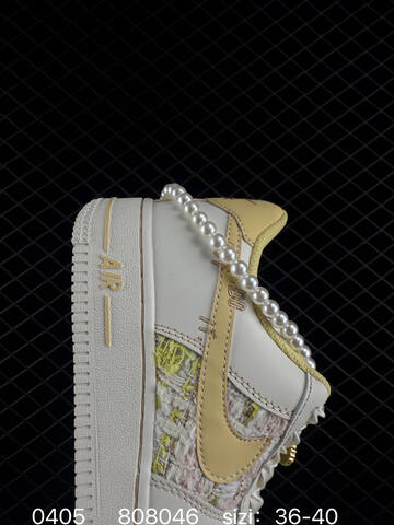 Nike Air Force 1 07 Off White Pale Yellow Pink White EU 36-40 Lifestyle - Unisex (BS-72286)