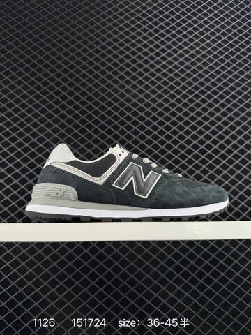 New Balance 574 WL574LS2 Off White Navy Beige Gum EU 36-45 Sneaker - Unisex (BS-82556)