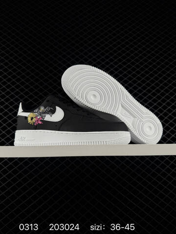 Nike Air Force 1 Low Black White 36-45 Casual - Unisex BS-72657