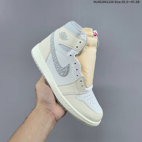 Jordan Air Jordan 1 High OG Sail University Red 35 5-47 5 Basketball - Unisex (BS-67206)