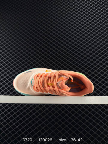 HOKA ONE ONE Bondi 9 Peach Orange Teal Yellow Gray EU 36-42 Running Shoe Running Sneakers - Unisex (BS-86547)