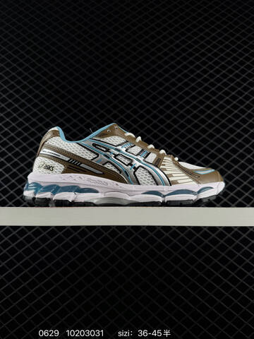 ASICS Gel Kayano 12 1 KITH Silver Cream Blue Orange EU 36 45 Running Shoe EU 36-45 Running Sneakers - Unisex (BS-81814)