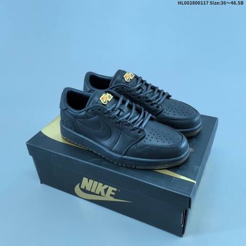 Nike Air Jordan 1 Retro OG Black Gold 36 48 5 Basketball - Unisex (BS-66946)