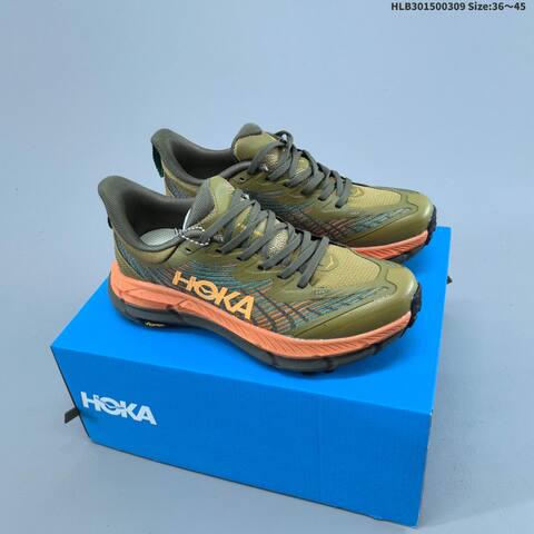 HOKA Mafate Speed 4 Black Blue Orange Green Red EU 36-45 Trail Shoe Trail Running Sneakers - Unisex (BS-69383)