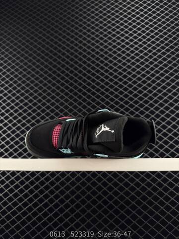 Jordan Air Jordan 4 Retro Black Pink Light Blue EU 36-47 Basketball Shoe - Unisex (BS-81212)