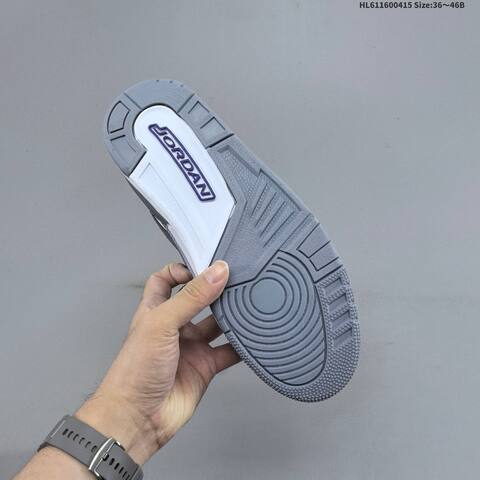 Jordan Legacy 312 Low White Grey Purple EU 36-46 Casual - Unisex (BS-66175)