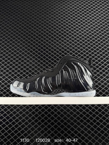 Nike Air Foamposite Pro Black White 40-47 Basketball - Men's (BS-73917)
