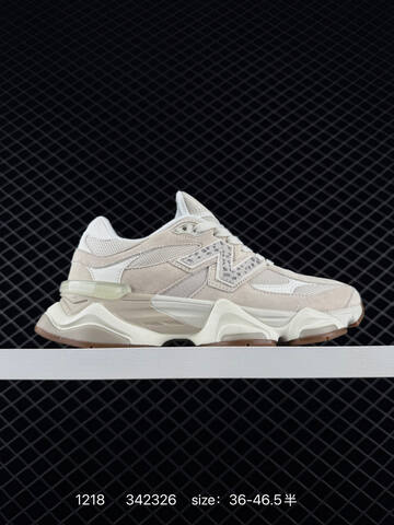New Balance 9060 Beige Dark Grey Cream EU 36-46 5 Sneaker - Unisex (BS-82470)