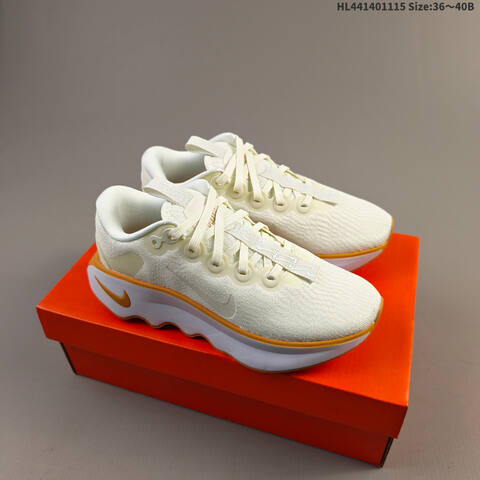 Nike Motiva DV1238-107 Pale Ivory Amber Brown White EU 36-40 Running Shoe - Unisex (BS-63711)
