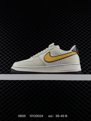 Nike Air Force 1 07 Low Beige Yellow Brown White Red EU 36-45 Casual - Unisex BS-70966