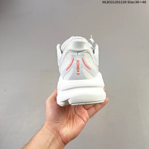 HOKA ONE ONE Bondi 9 White Blue Red EU 36-46 Running Shoe Running Sneakers - Unisex (BS-69440)