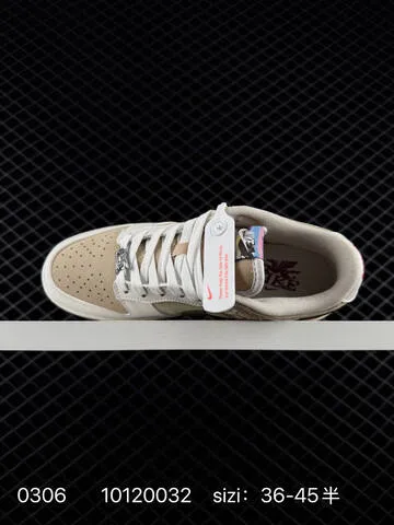 Nike Dunk SB Low Beige Cream Brown With Red Accents 36-45 Skate - Unisex BS-72771