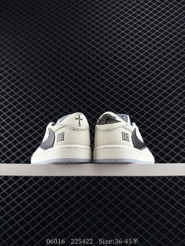 Jordan Air Jordan 1 Low Travis Scott Reverse Mocha Givenchy Custom Sail Black Light Blue EU 36-45 Sneaker - Unisex BS-81201