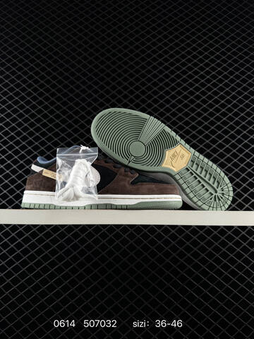 Nike SB Dunk Low HF3063 001 Brown Black White Green Blue EU 36-46 Skate - Unisex (BS-70793)