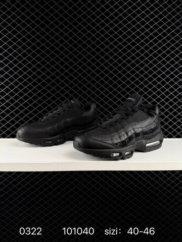 Nike Air Max 95 Triple Black EU 40-46 Lifestyle - Men's (BS-72523)