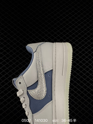 Nike Air Force 1 White Blue EU 36-45 Lifestyle - Unisex (BS-71729)