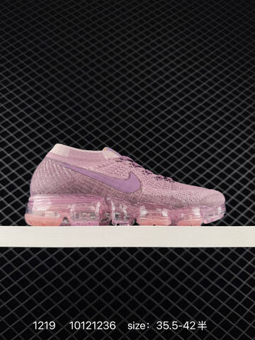 Nike Air VaporMax Flyknit White Pink 35 5-47 5 Running - Unisex BS-73586