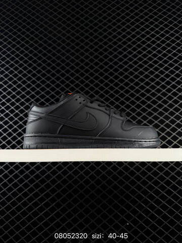 Nike SB Dunk Low Pro Black White Orange 40-45 Skate - Men's (BS-69932)