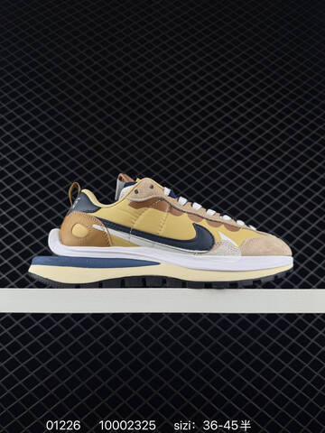 Nike Vaporwaffle Sacai Black White Cream EU 36-45 Running - Unisex (BS-72946)