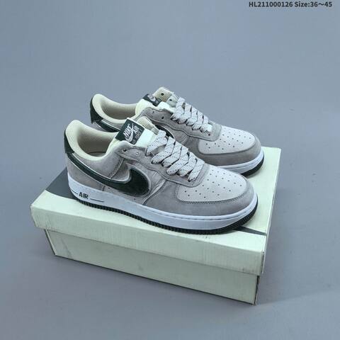 Nike Air Force 1 Low Grey White Cream EU 36-45 Sneaker - Unisex BS-61746