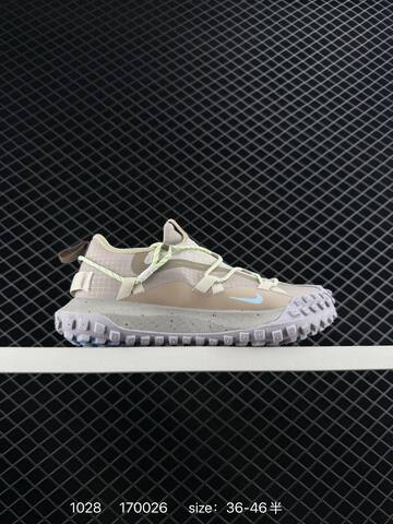 Nike ACG Mountain Fly Low GTX SE Beige Tan Light Grey With Pale Volt Laces EU 36-46 Trail - Unisex (BS-74511)