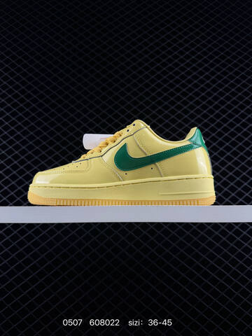 Nike Air Force 1 Pale Yellow Green Gum Yellow EU 36-45 Lifestyle - Unisex (BS-71625)