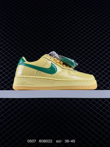 Nike Air Force 1 Pale Yellow Green Gum Yellow EU 36-45 Lifestyle - Unisex (BS-71625)