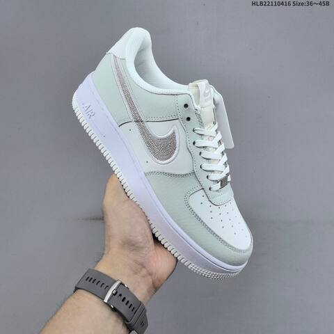 Nike Air Force 1 07 Light Grey White Silver EU 36-45 Sneaker - Unisex BS-60700