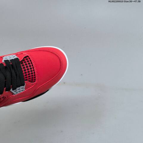 Jordan Air Jordan 4 Retro Toro Bravo Red Black White EU 36 47 5 Basketball - Unisex (BS-65777)