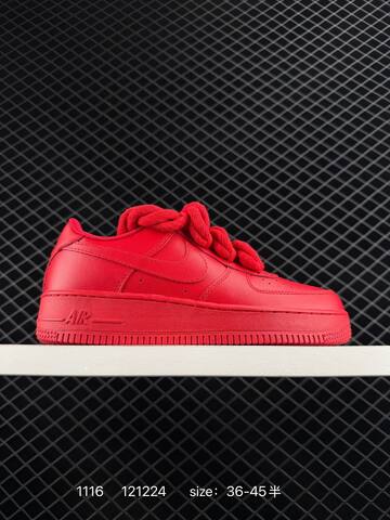 Nike Air Force 1 07 Red White Black White-pink Rope Laces EU 36-45 Lifestyle - Unisex (BS-74173)