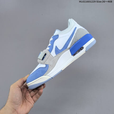 Jordan Legacy 312 NRG White University Blue Light Grey EU 36-46 Basketball - Unisex (BS-67199)