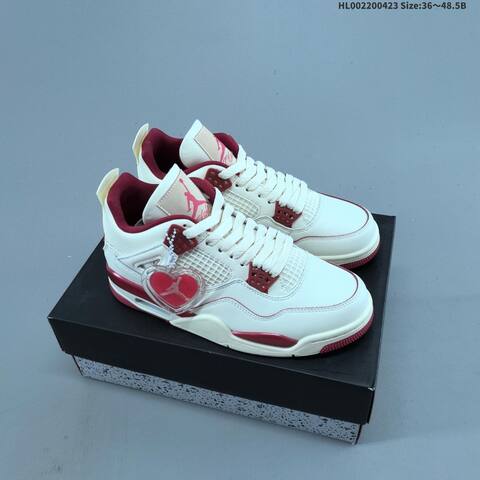 Jordan Air Jordan 4 Retro Sierra Red Off-White EU 36-48 5 Basketball - Unisex (BS-66074)