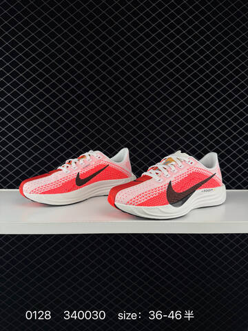 Nike Zoom Pegasus Plus White Pink Red With Black Swoosh 36-46 Running - Unisex (BS-72914)